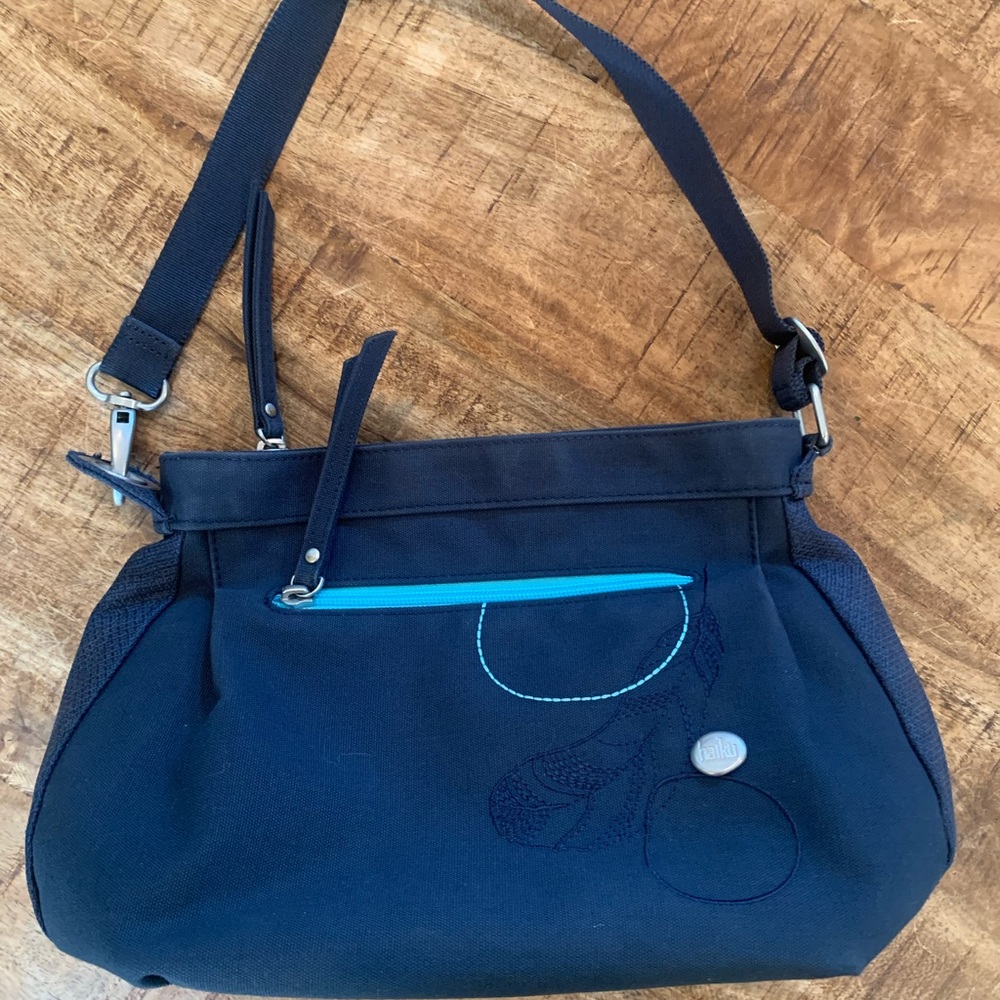 Haiku Navy Blue Shoulder Bag